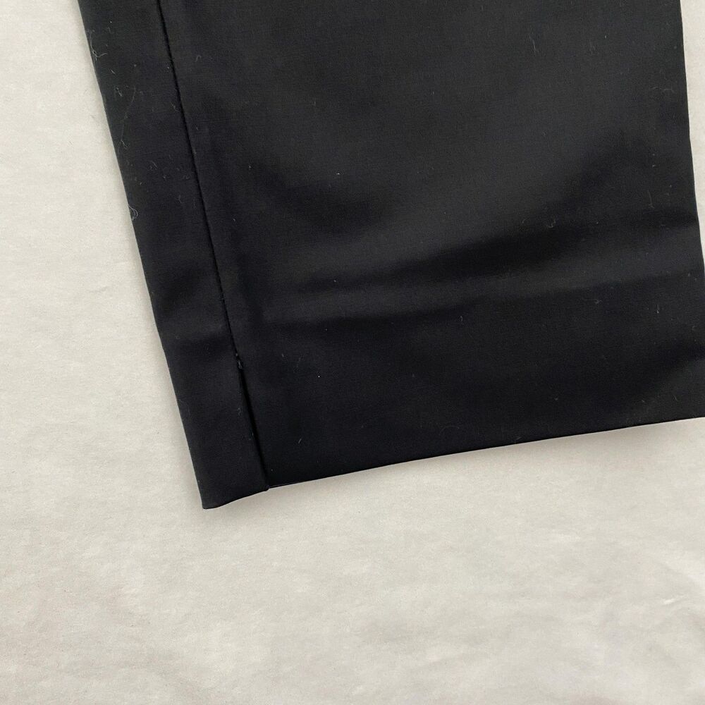 Boden Trouser Pants Womens 2R Black Straight Leg Cotton Blend Stretch Career - Picture 3 of 12